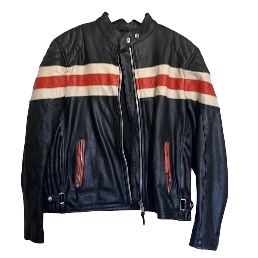 Interstate Womens Leather Motorcycle Jacket